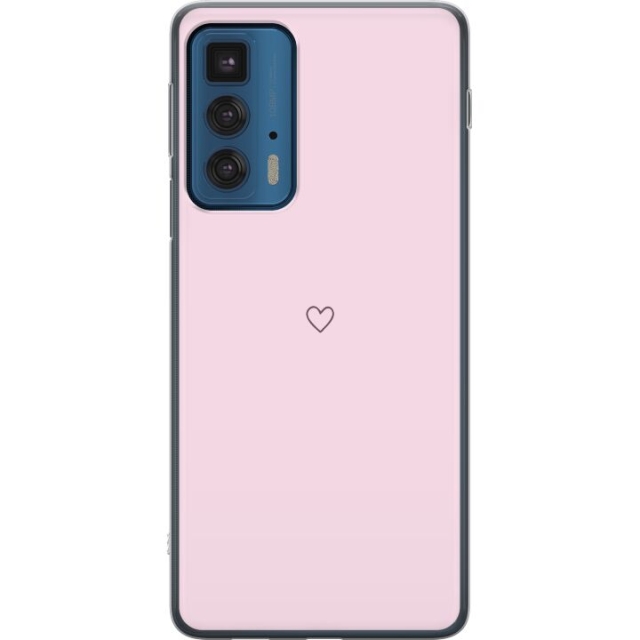 Kännykkäkuori Motorola Edge 20 Pro-laitteelle, jossa on Sydän kuvio