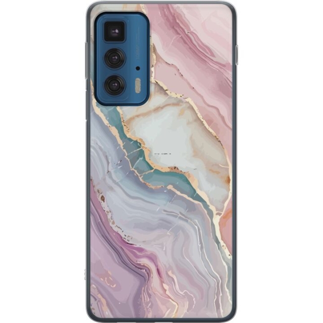 Kännykkäkuori Motorola Edge 20 Pro-laitteelle, jossa on Marmori kuvio