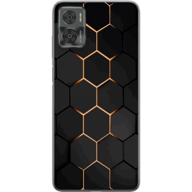 Kännykkäkuori Motorola Moto E22i-laitteelle, jossa on Ylellinen Kuvio kuvio