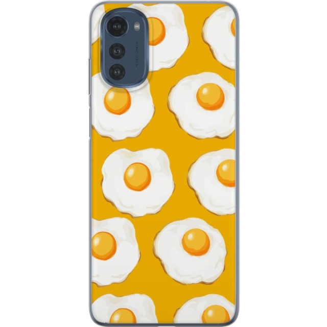 Kännykkäkuori Motorola Moto E32s-laitteelle, jossa on Paistettu muna kuvio