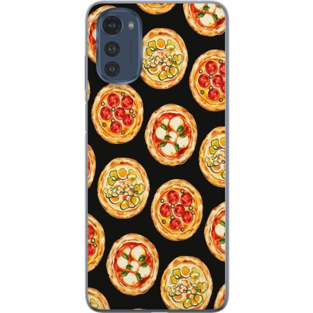 Kännykkäkuori Motorola Moto E32s-laitteelle, jossa on Pizza kuvio