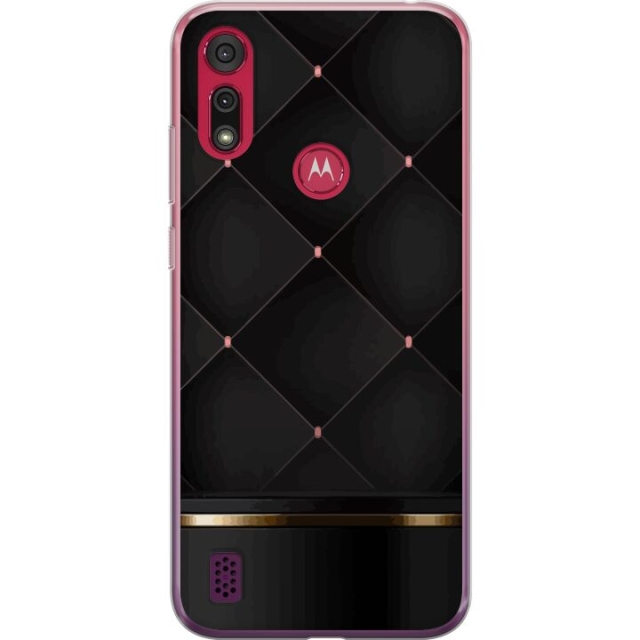 Kännykkäkuori Motorola Moto E6s (2020)-laitteelle, jossa on Ylellinen linja kuvio