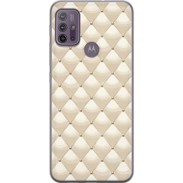 Kännykkäkuori Motorola Moto G10-laitteelle, jossa on Kultakiilto kuvio
