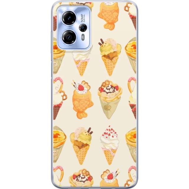 Kännykkäkuori Motorola Moto G13-laitteelle, jossa on Lasinen kuvio