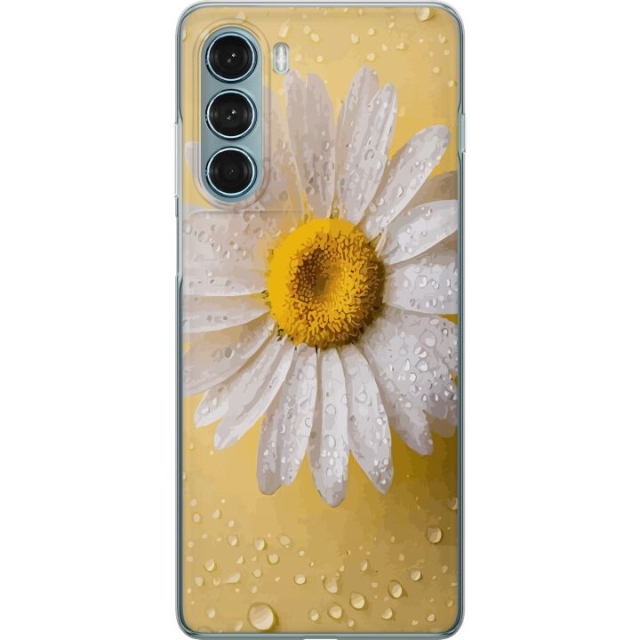 Kännykkäkuori Motorola Moto G200 5G-laitteelle, jossa on Posliinikukka kuvio