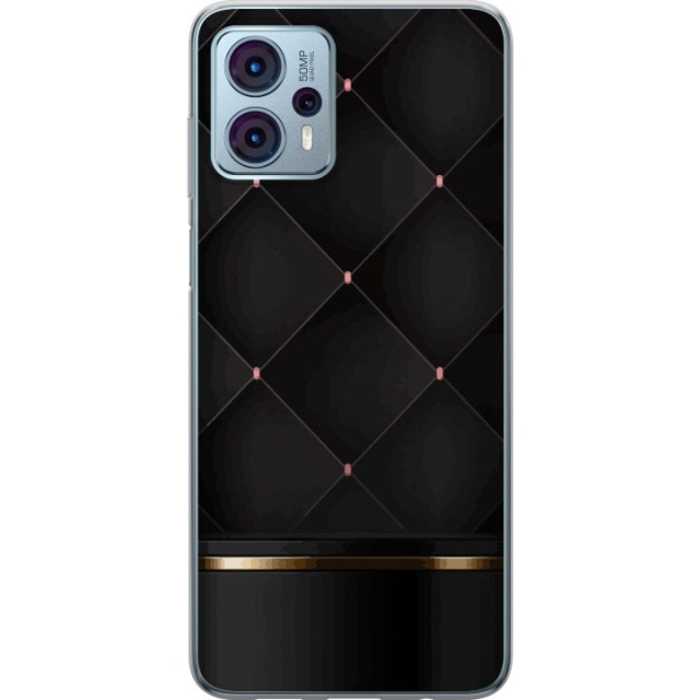 Kännykkäkuori Motorola Moto G23-laitteelle, jossa on Ylellinen linja kuvio