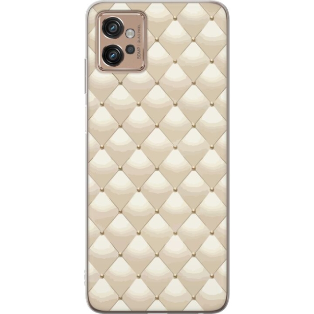 Kännykkäkuori Motorola Moto G32-laitteelle, jossa on Kultakiilto kuvio