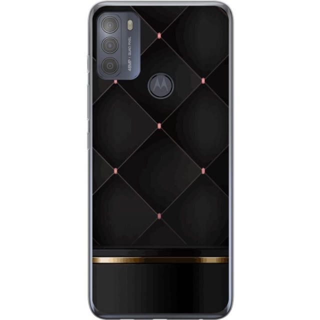 Kännykkäkuori Motorola Moto G50-laitteelle, jossa on Ylellinen linja kuvio