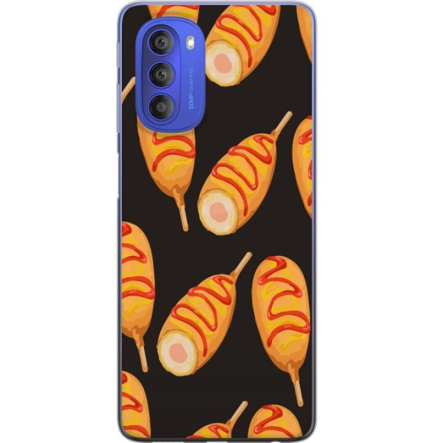 Kännykkäkuori Motorola Moto G51 5G-laitteelle, jossa on Kanan reisi kuvio