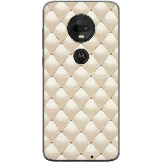 Kännykkäkuori Motorola Moto G7 -laitteelle, jossa on Kultakiilto kuvio