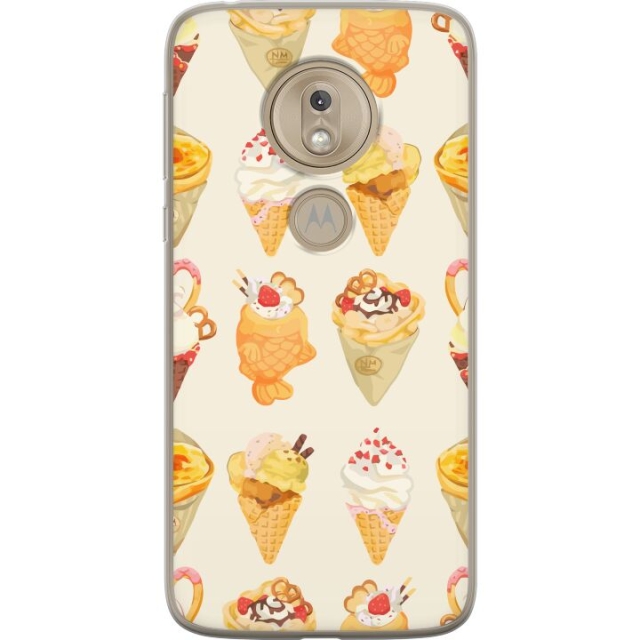 Kännykkäkuori Motorola Moto G7 Play-laitteelle, jossa on Lasinen kuvio