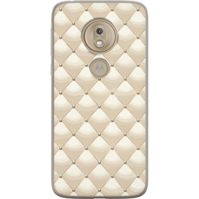 Kännykkäkuori Motorola Moto G7 Play-laitteelle, jossa on Kultakiilto kuvio