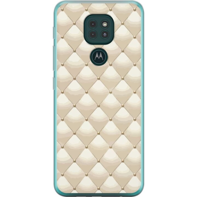Kännykkäkuori Motorola Moto G9 Play-laitteelle, jossa on Kultakiilto kuvio