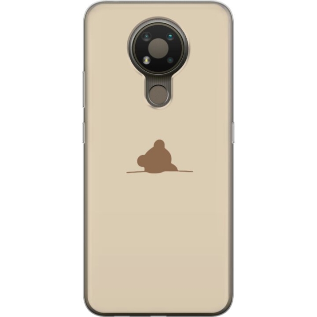 Kännykkäkuori Nokia 3.4-laitteelle, jossa on Nalle kuvio