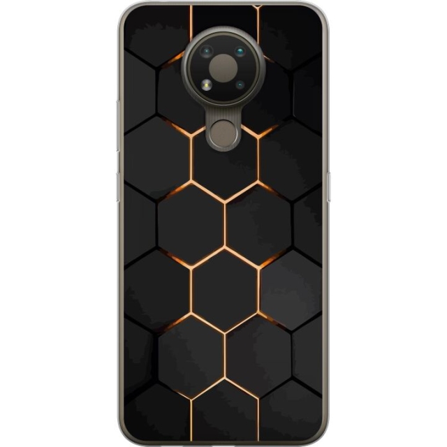 Kännykkäkuori Nokia 3.4-laitteelle, jossa on Ylellinen Kuvio kuvio