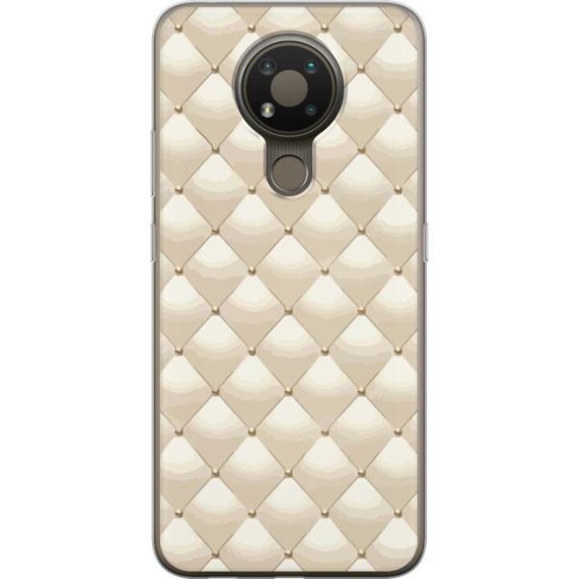 Kännykkäkuori Nokia 3.4-laitteelle, jossa on Kultakiilto kuvio