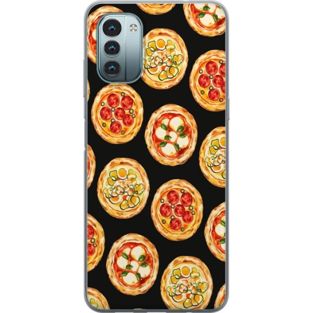 Kännykkäkuori Nokia G11-laitteelle, jossa on Pizza kuvio