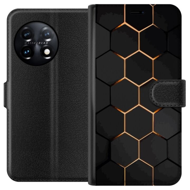 Lompakkokotelo OnePlus 11-laitteelle, jossa on Ylellinen Kuvio kuvio