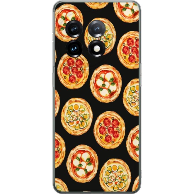 Kännykkäkuori OnePlus 11-laitteelle, jossa on Pizza kuvio