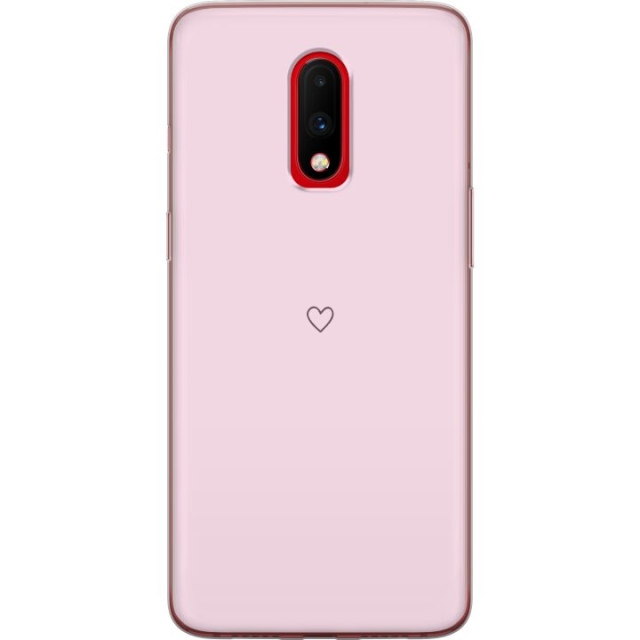 Kännykkäkuori OnePlus 7-laitteelle, jossa on Sydän kuvio