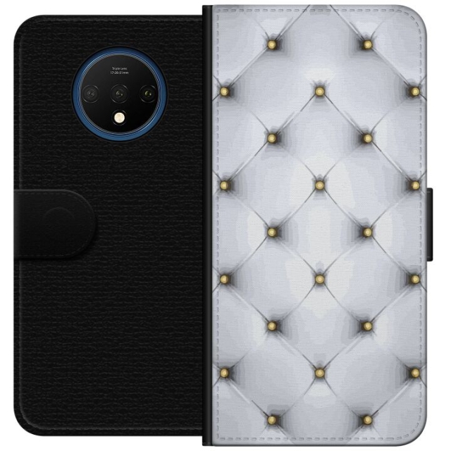 Lompakkokotelo OnePlus 7T-laitteelle, jossa on Ylellistä kuvio