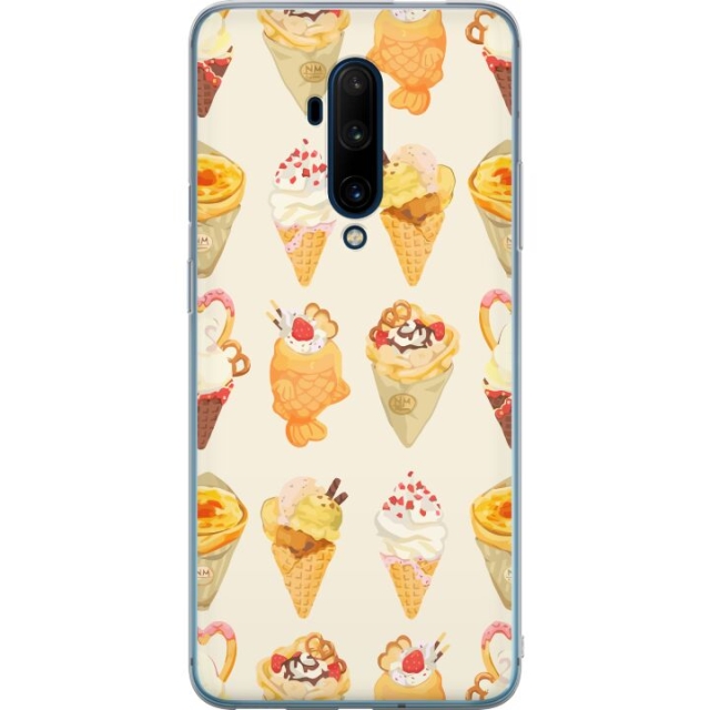 Kännykkäkuori OnePlus 7T Pro-laitteelle, jossa on Lasinen kuvio