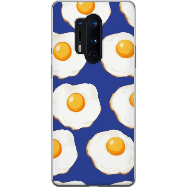Kännykkäkuori OnePlus 8 Pro-laitteelle, jossa on Paistetut munat kuvio