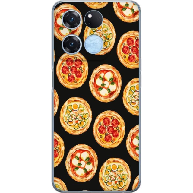 Kännykkäkuori OnePlus Ace Racing-laitteelle, jossa on Pizza kuvio