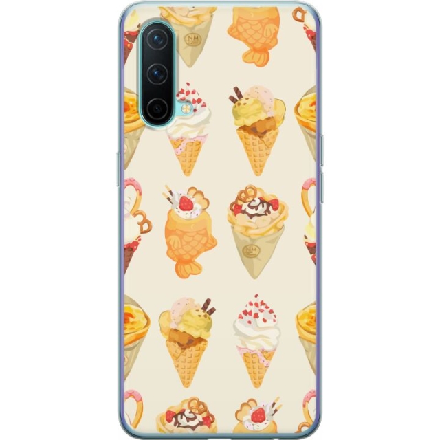 Kännykkäkuori OnePlus Nord CE 5G-laitteelle, jossa on Lasinen kuvio