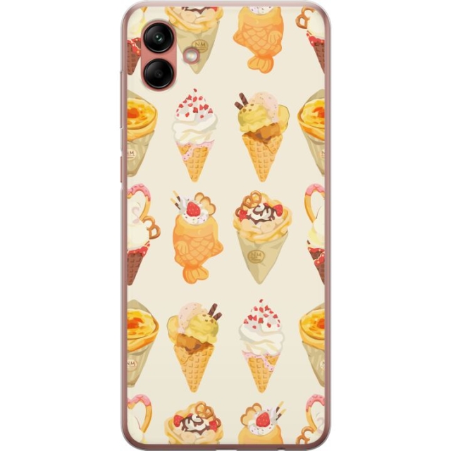 Kännykkäkuori Samsung Galaxy A04-laitteelle, jossa on Lasinen kuvio