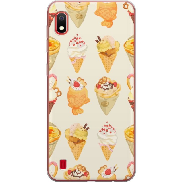 Kännykkäkuori Samsung Galaxy A10-laitteelle, jossa on Lasinen kuvio