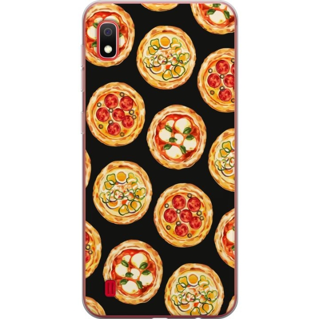 Kännykkäkuori Samsung Galaxy A10-laitteelle, jossa on Pizza kuvio