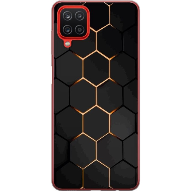 Kännykkäkuori Samsung Galaxy A12-laitteelle, jossa on Ylellinen Kuvio kuvio