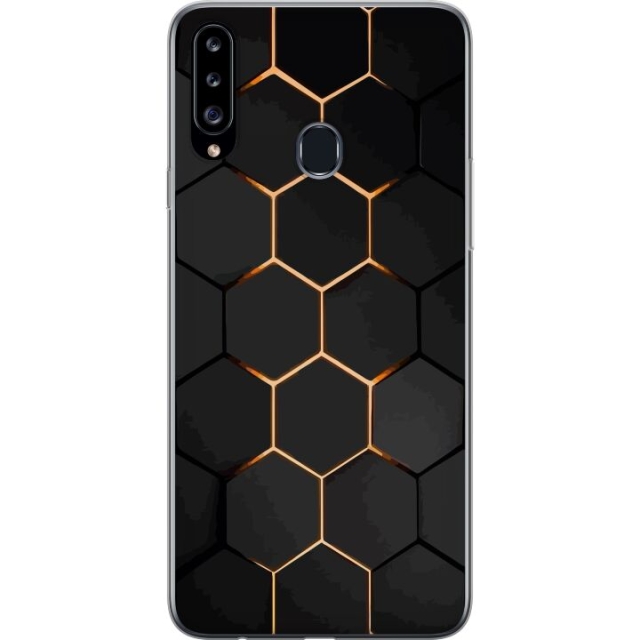 Kännykkäkuori Samsung Galaxy A20s-laitteelle, jossa on Ylellinen Kuvio kuvio