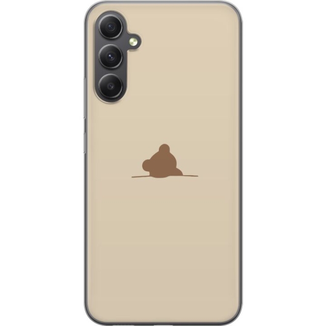 Kännykkäkuori Samsung Galaxy A25-laitteelle, jossa on Nalle kuvio