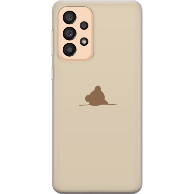 Kännykkäkuori Samsung Galaxy A33 5G-laitteelle, jossa on Nalle kuvio