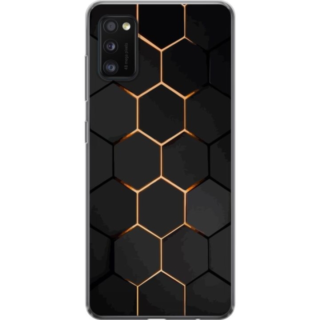 Kännykkäkuori Samsung Galaxy A41-laitteelle, jossa on Ylellinen Kuvio kuvio