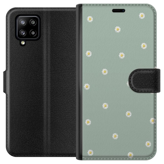 Lompakkokotelo Samsung Galaxy A42 5G-laitteelle, jossa on Papinkello kuvio