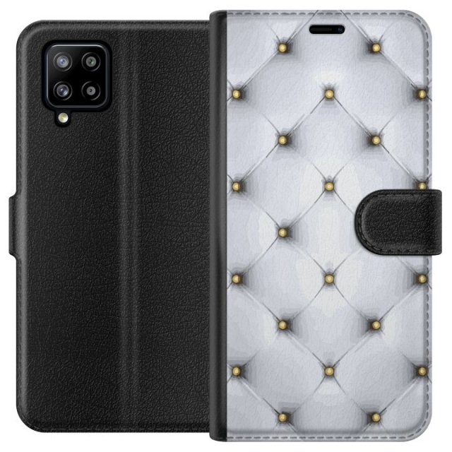Lompakkokotelo Samsung Galaxy A42 5G-laitteelle, jossa on Ylellistä kuvio