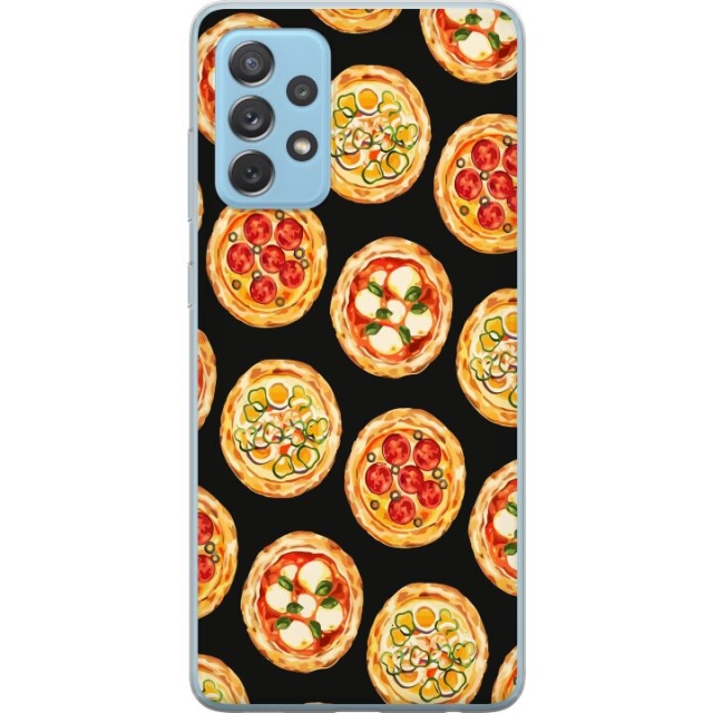 Kännykkäkuori Samsung Galaxy A52 5G-laitteelle, jossa on Pizza kuvio