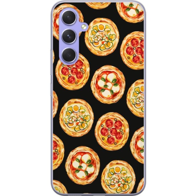 Kännykkäkuori Samsung Galaxy A54-laitteelle, jossa on Pizza kuvio