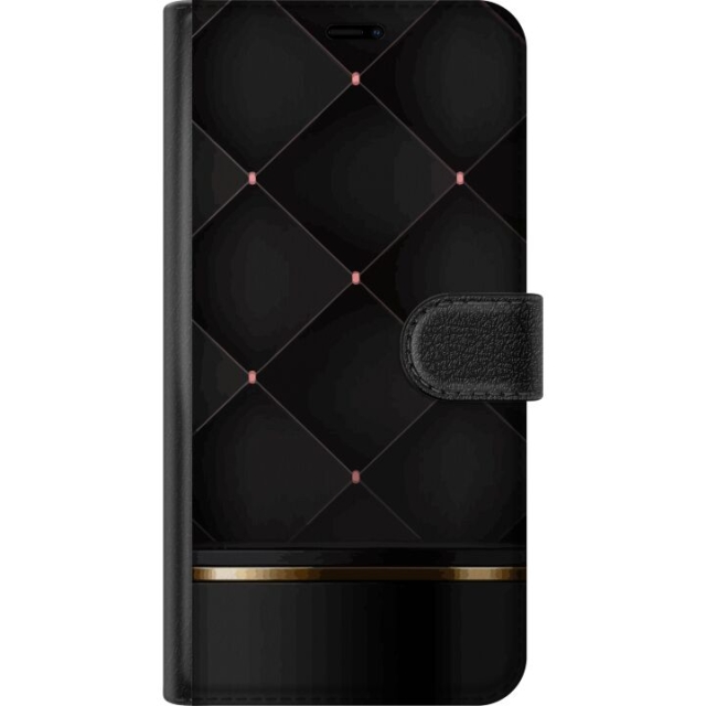 Lompakkokotelo Samsung Galaxy A55-laitteelle, jossa on Ylellinen linja kuvio