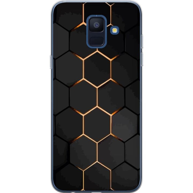 Kännykkäkuori Samsung Galaxy A6 (2018)-laitteelle, jossa on Ylellinen Kuvio kuvio