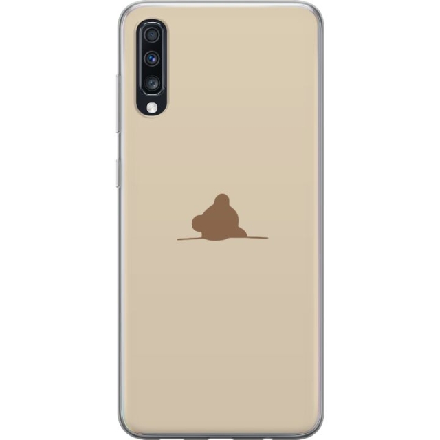 Kännykkäkuori Samsung Galaxy A70-laitteelle, jossa on Nalle kuvio