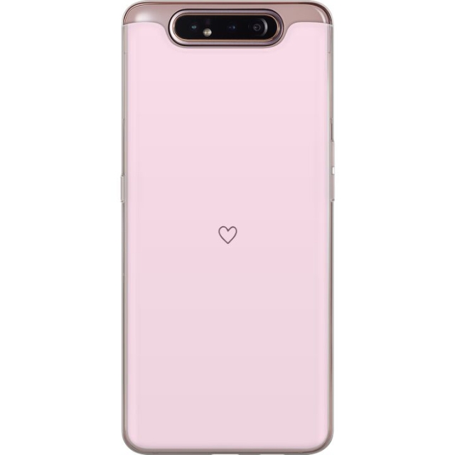 Kännykkäkuori Samsung Galaxy A80-laitteelle, jossa on Sydän kuvio