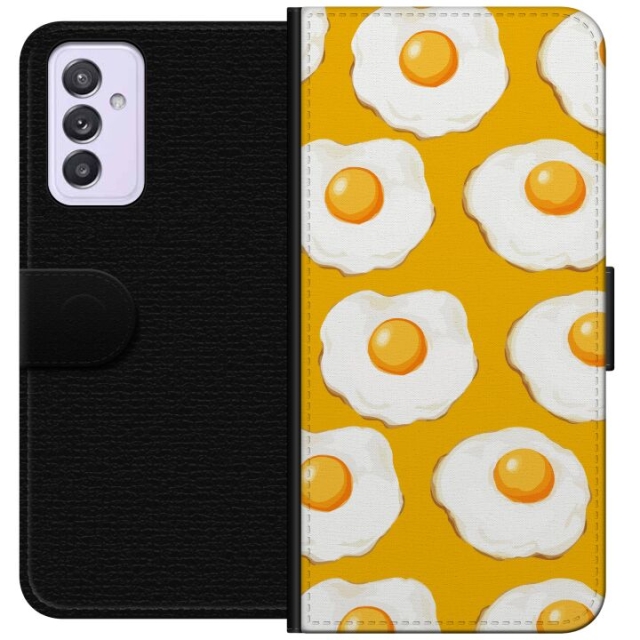 Lompakkokotelo Samsung Galaxy A82 5G-laitteelle, jossa on Paistettu muna kuvio