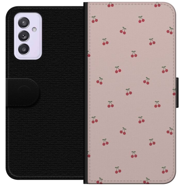Lompakkokotelo Samsung Galaxy A82 5G-laitteelle, jossa on Kirsikka kuvio
