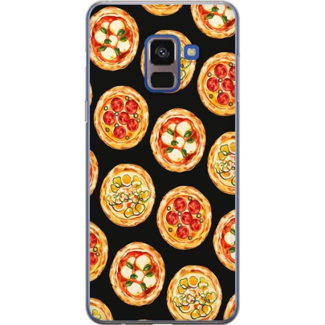 Kännykkäkuori Samsung Galaxy A8 (2018)-laitteelle, jossa on Pizza kuvio