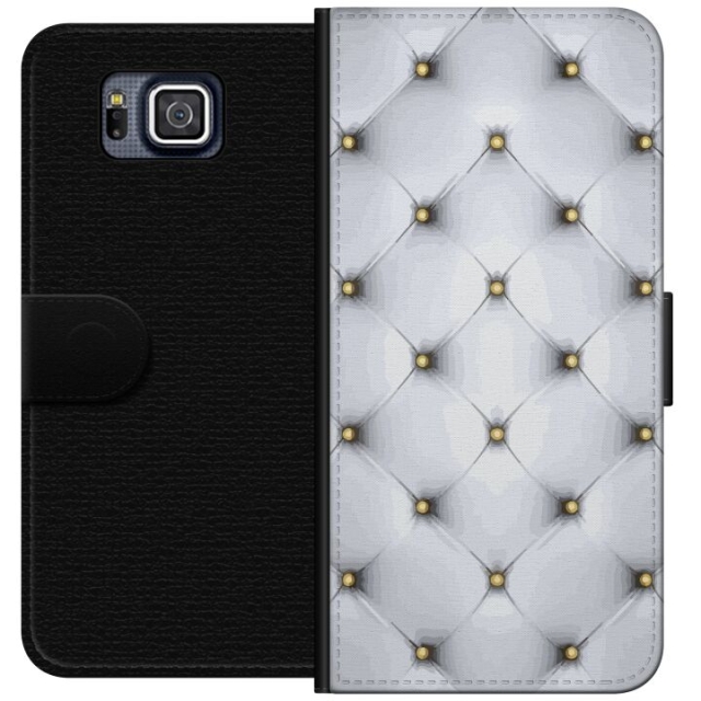 Lompakkokotelo Samsung Galaxy Alpha-laitteelle, jossa on Ylellistä kuvio