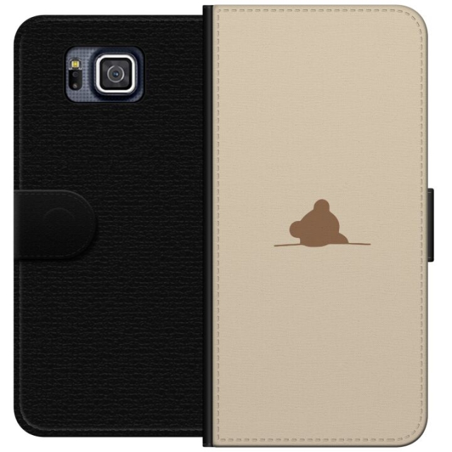 Lompakkokotelo Samsung Galaxy Alpha-laitteelle, jossa on Nalle kuvio